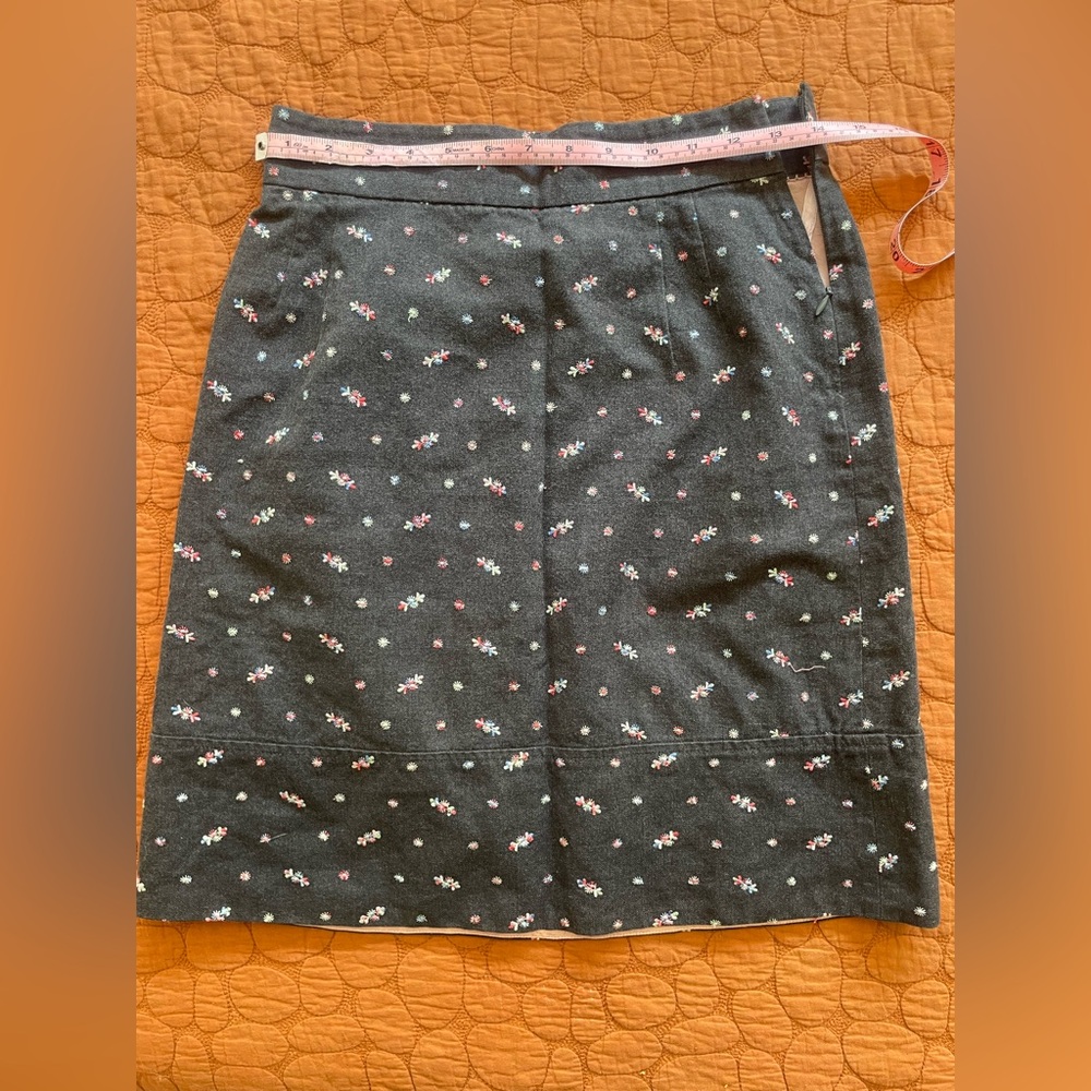 ANTHRO - wool pencil skirt 🌸 🩶🩷